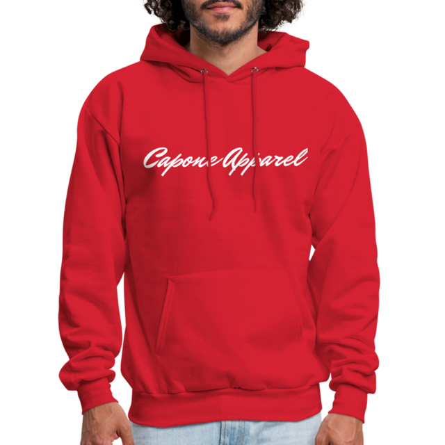 Capone Exclusive Gildan Heavy Blend Adult Hoodie - red
