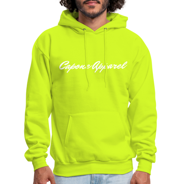 Capone Exclusive Gildan Heavy Blend Adult Hoodie - safety green