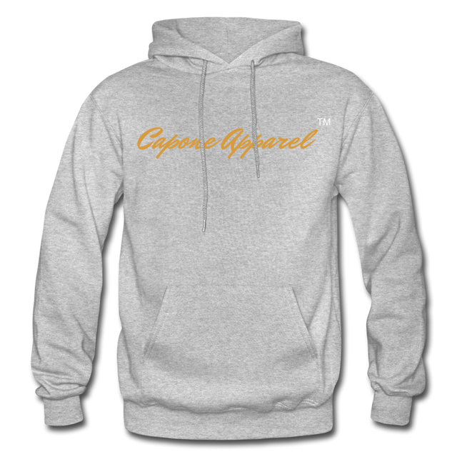 Capone Apparel SZN !!! - Gildan Heavy Blend Adult Hoodie - heather gray