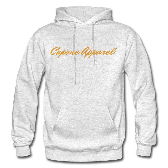 Capone Apparel SZN !!! - Gildan Heavy Blend Adult Hoodie - light heather gray