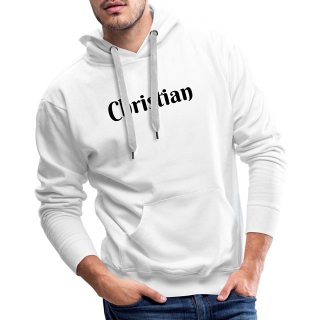 Men’s Premium Hoodie - white