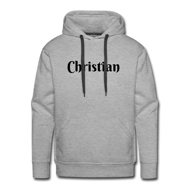 Men’s Premium Hoodie - heather grey