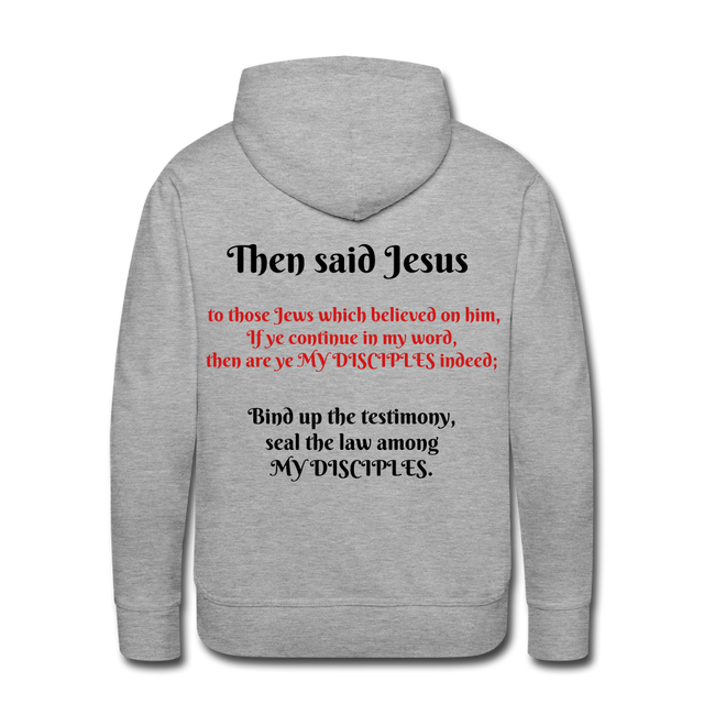 Men’s Premium Hoodie - heather grey