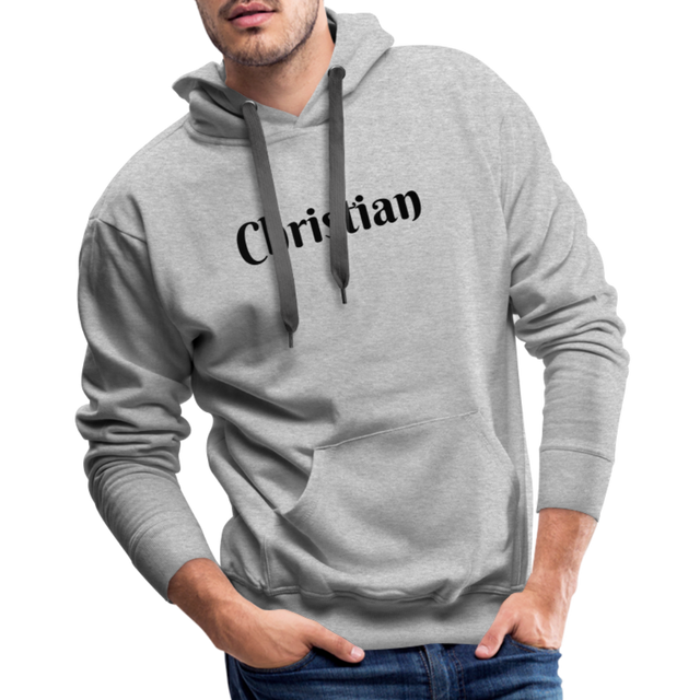 Men’s Premium Hoodie - heather grey