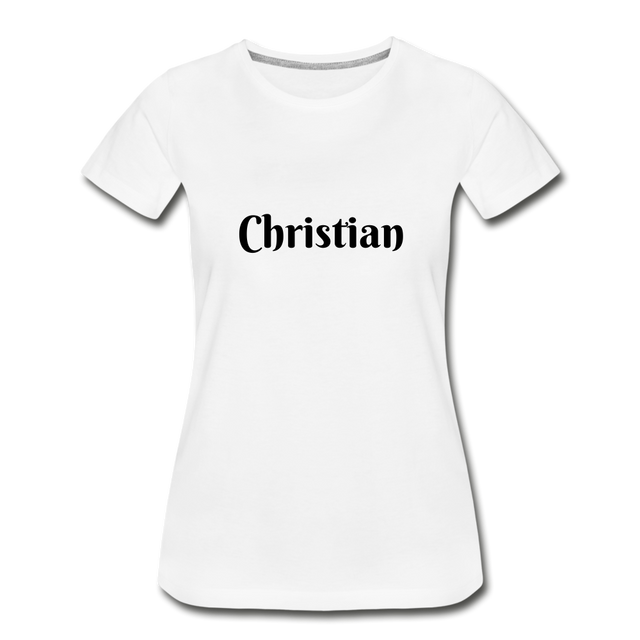 Women’s Premium Organic T-Shirt - white