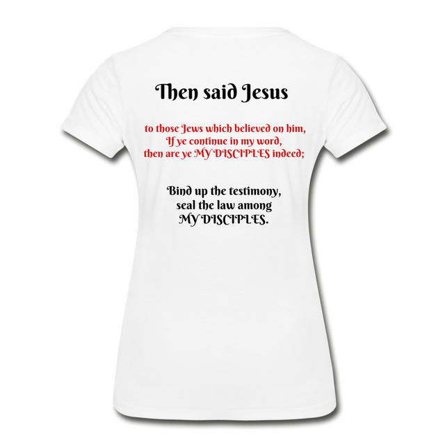 Women’s Premium Organic T-Shirt - white