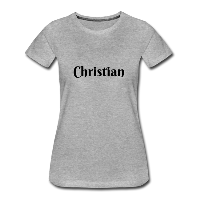 Women’s Premium Organic T-Shirt - heather gray