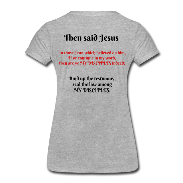 Women’s Premium Organic T-Shirt - heather gray