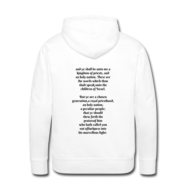 Men’s Premium Hoodie - white