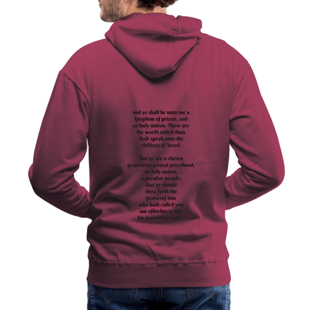 Men’s Premium Hoodie - burgundy