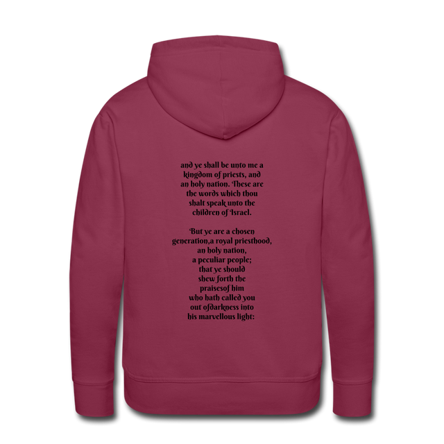Men’s Premium Hoodie - burgundy