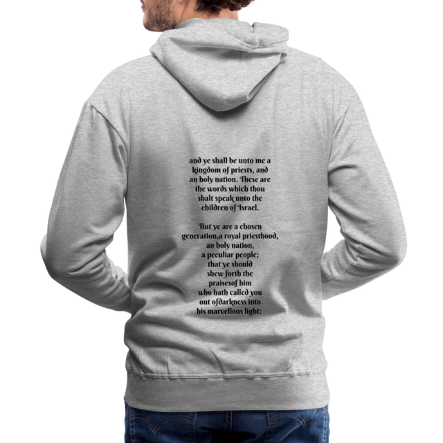 Men’s Premium Hoodie - heather grey