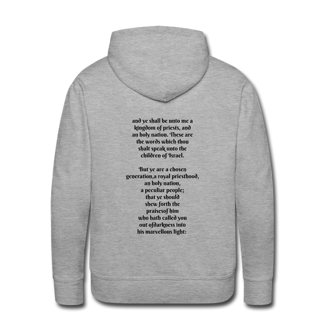Men’s Premium Hoodie - heather grey