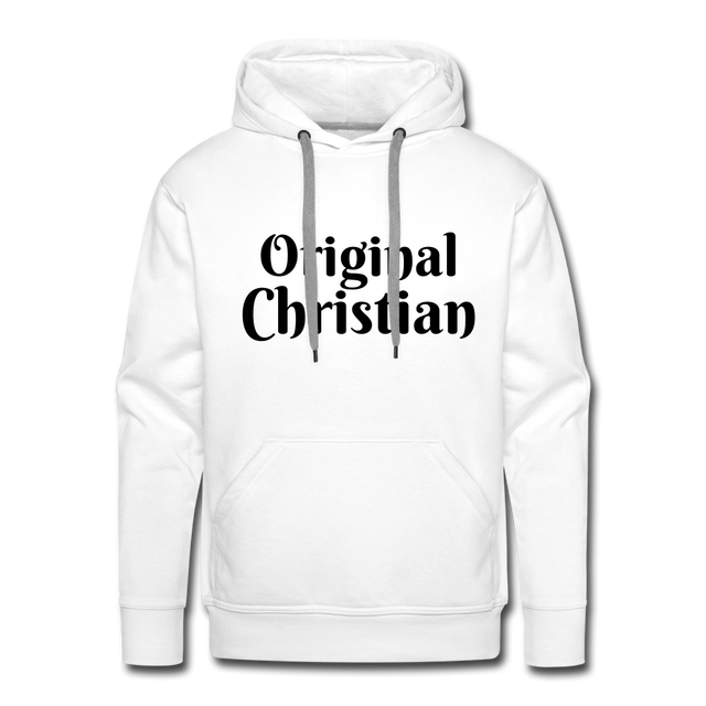 Men’s Premium Hoodie - white