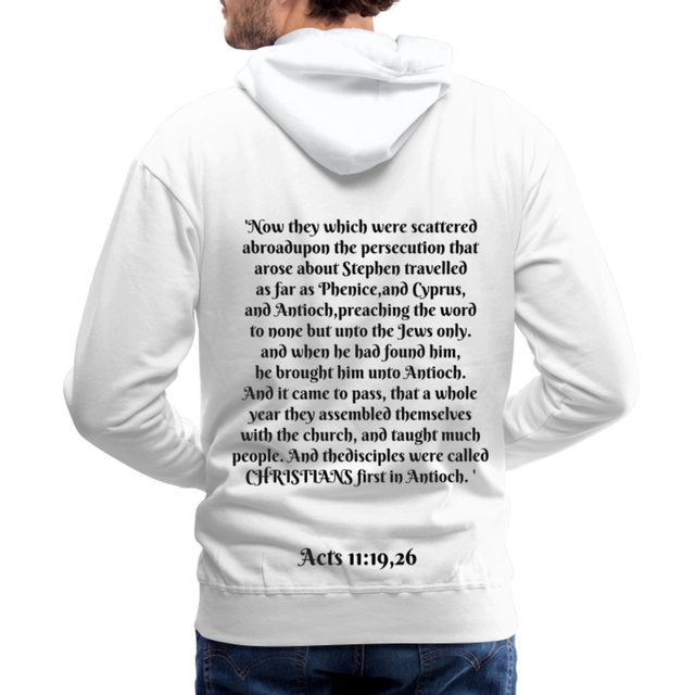 Men’s Premium Hoodie - white