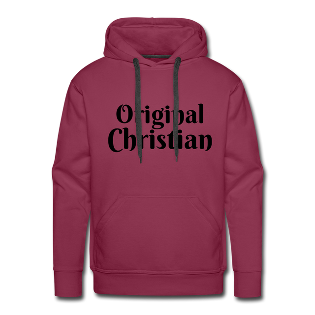 Men’s Premium Hoodie - burgundy