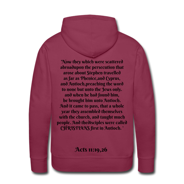 Men’s Premium Hoodie - burgundy
