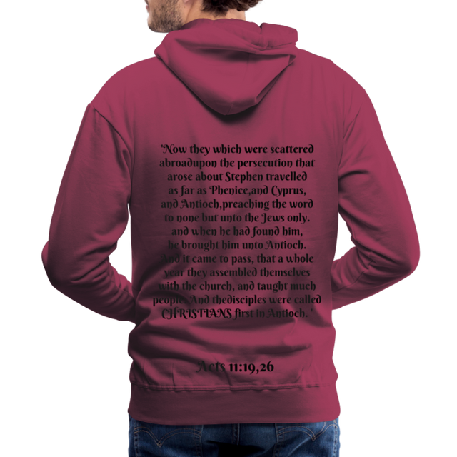 Men’s Premium Hoodie - burgundy