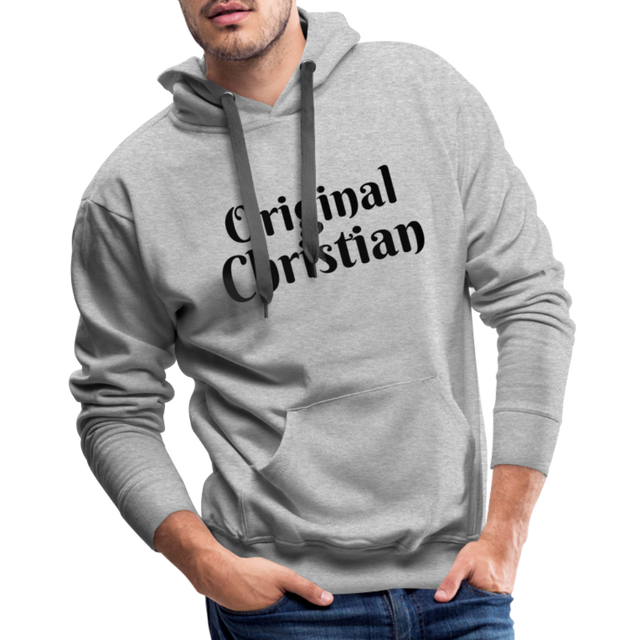 Men’s Premium Hoodie - heather grey