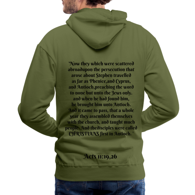 Men’s Premium Hoodie - olive green